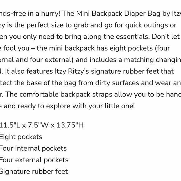 Itzy Ritzy Leopard Print Backpack Mini - Picture 4 of 9